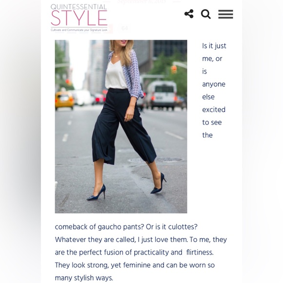 Avenue Cotton Plaid Gaucho Pants, 26W - Picture 14 of 15